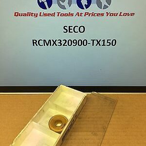 1x New Seco RCMX320900 TX150 Carbide Insert Heavy Turning CI125
