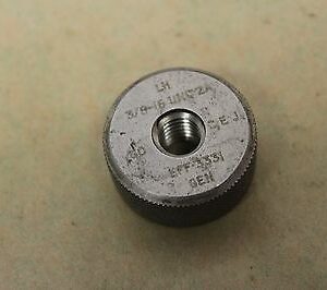 3/8" x 16 Tpi UNC Left Hand 2A GO Screw Thread Ring Gauge ME630