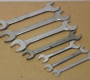 Mixed Brands 1/8" to 3/4" BSW Whitworth Open Ended Spanner Compilation