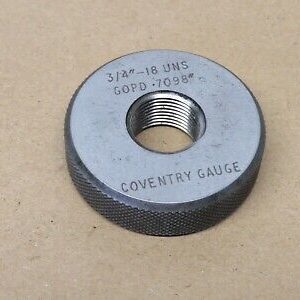 3/4" x 18 UNS 2A GO Screw Thread Ring Guage ME1997