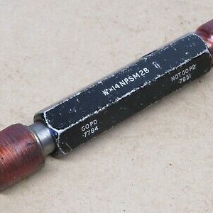 Brian Smyth 1/2" x 14 Tpi 2B NPSM GO NOGO Screw Thread Plug Gauge ME2059