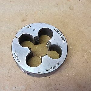 Warrior 7/8" x 9 Tpi UNC 2 1/4" OD Die In Box (v)