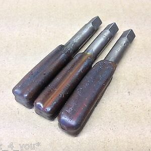 New CEJ HSS 1/2" x 20 Tpi WHITFORM Taper, Second & Plug Hand Tap Set ET649