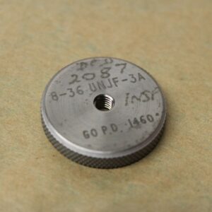Matrix No. 8 x 36 UNJF 3A GO Screw Thread Ring Gauge ME901