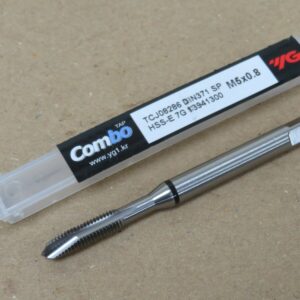 YG1 M5 x 0.8 HSS 5% Cobalt Spiral Point Universal Machine Tap (7G Tolerance)