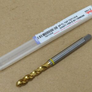 YG1 TD711 M6 x 1 HSS-E 6H TiN Coated Spiral Flute Machine Production Tap