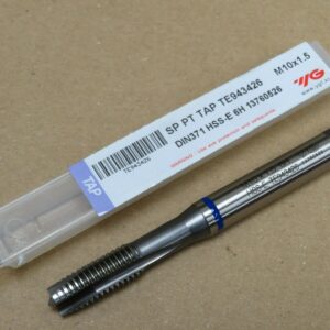 YG1 M10 x 1.5 HSS 5% Cobalt Spiral Point Non-Ferrous Machine Tap