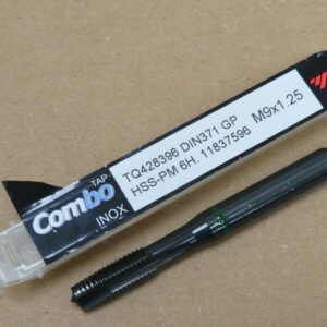 YG1 M9 x 1.25 Powder Metal Spiral Point INOX Machine Tap for Stainless Steel