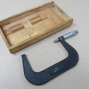 VIS Poland 5" - 6" Square Frame Outside External Micrometer 0.001" RED 3824