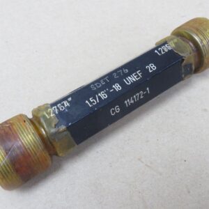 Coventry Gauge 1 5/16" x 18 UNEF 2B GO NOGO Screw Thread Plug Gauge ME3895
