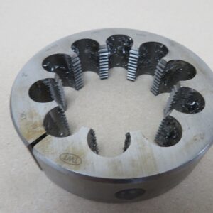 2" x 11 1/2 NPT HSS 4" OD Split Die Teeth Worn On Start Of Cutting Edge RED2