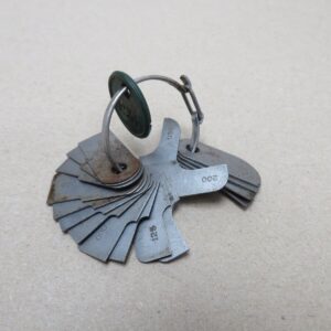 Moore & Wright No.205 Imperial Radius Gauges 0.020" - 0.400" ME4152