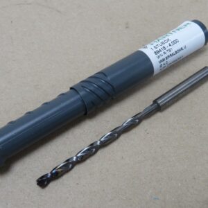 4mm x 12D Carbide Thru Coolant Drill FIRE Coated 140? Point Hartner