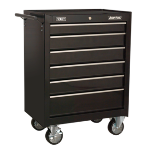 American PRO® Rollcab 6 Drawer - Black