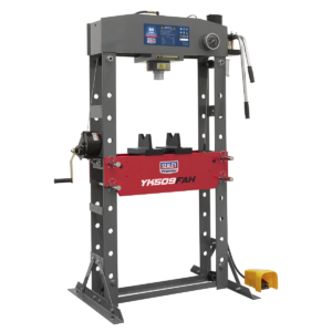 Premier Air/Hydraulic Floor Type Press with Foot Pedal 50 Tonne