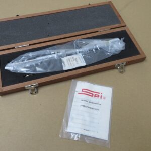 SPI 1" - 2" No Force 13mm Spindle Groove Micrometer (0.001") NEW ME4296