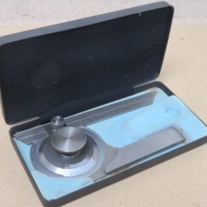 Moore & Wright No. 994 Bevel Protactor 6" In Box Light Corrosion ME4349