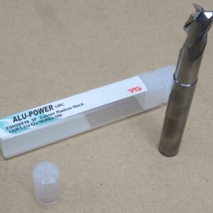 12mm 3 Flute Alu-Power HPC Lapped Carbide Corner Radius Reduced Neck Slot Drill